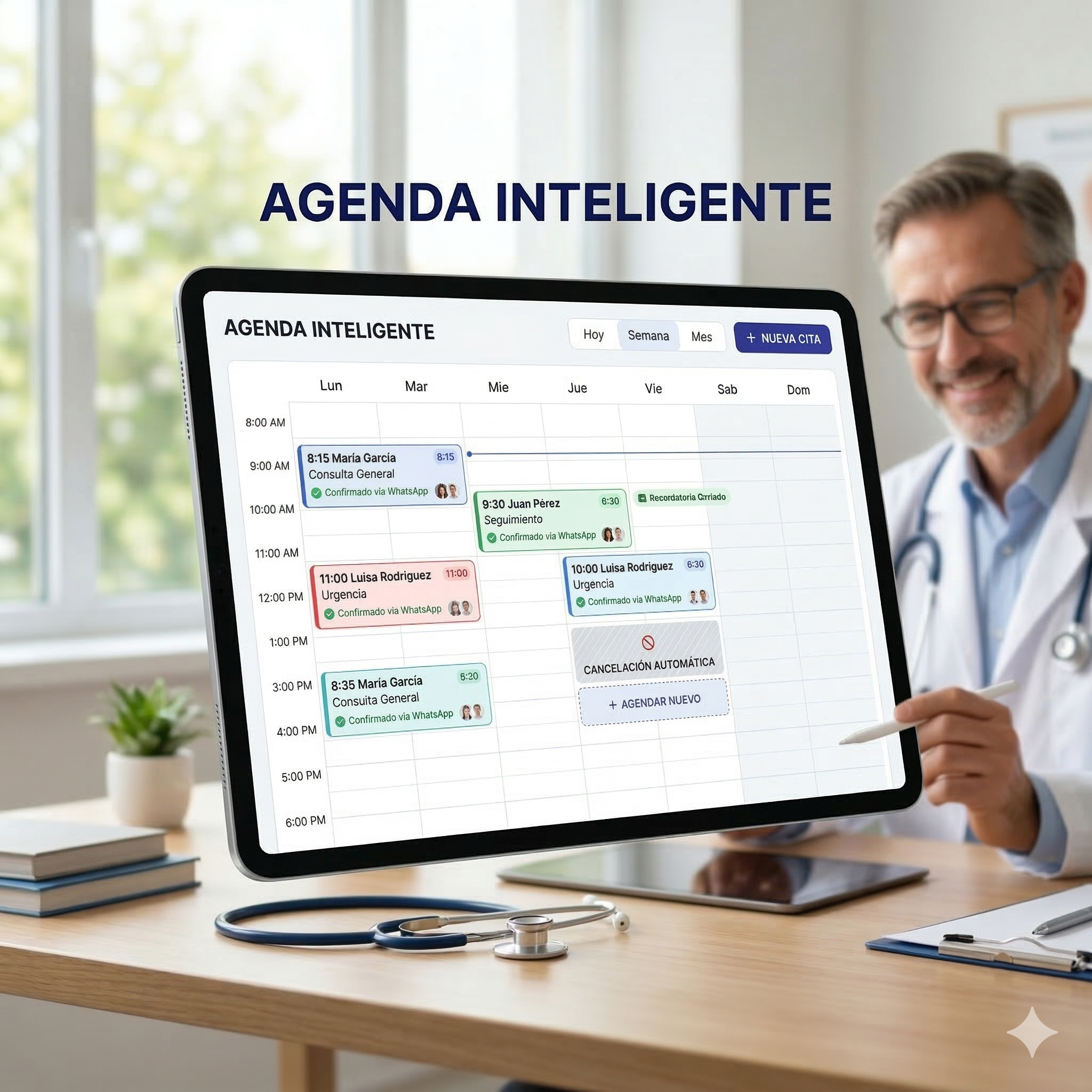 Agenda en tiempo real